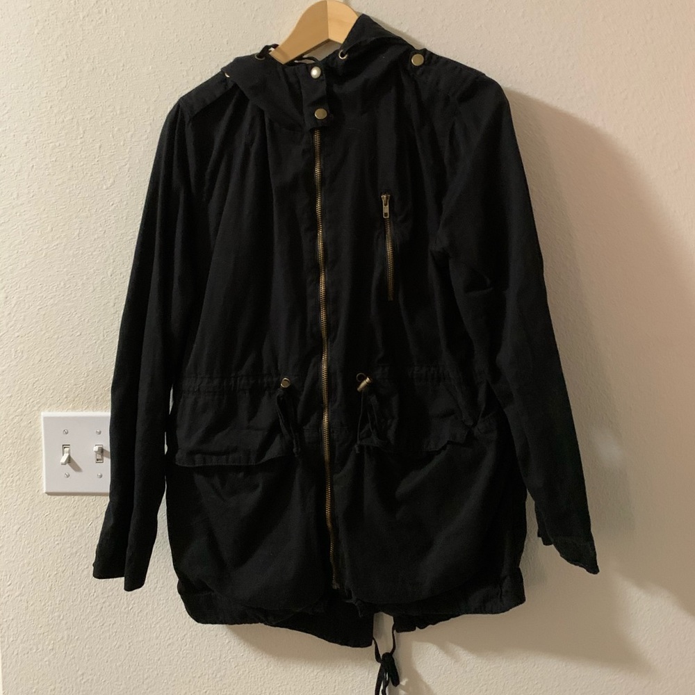 Fashion Nova Black Utility Jacket